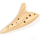 KIKUTANI HX-OCARINA Natural ケース付き アルトC調 プラスチックオカリナ 木目調 洗えるプラスティック製 キクタニ