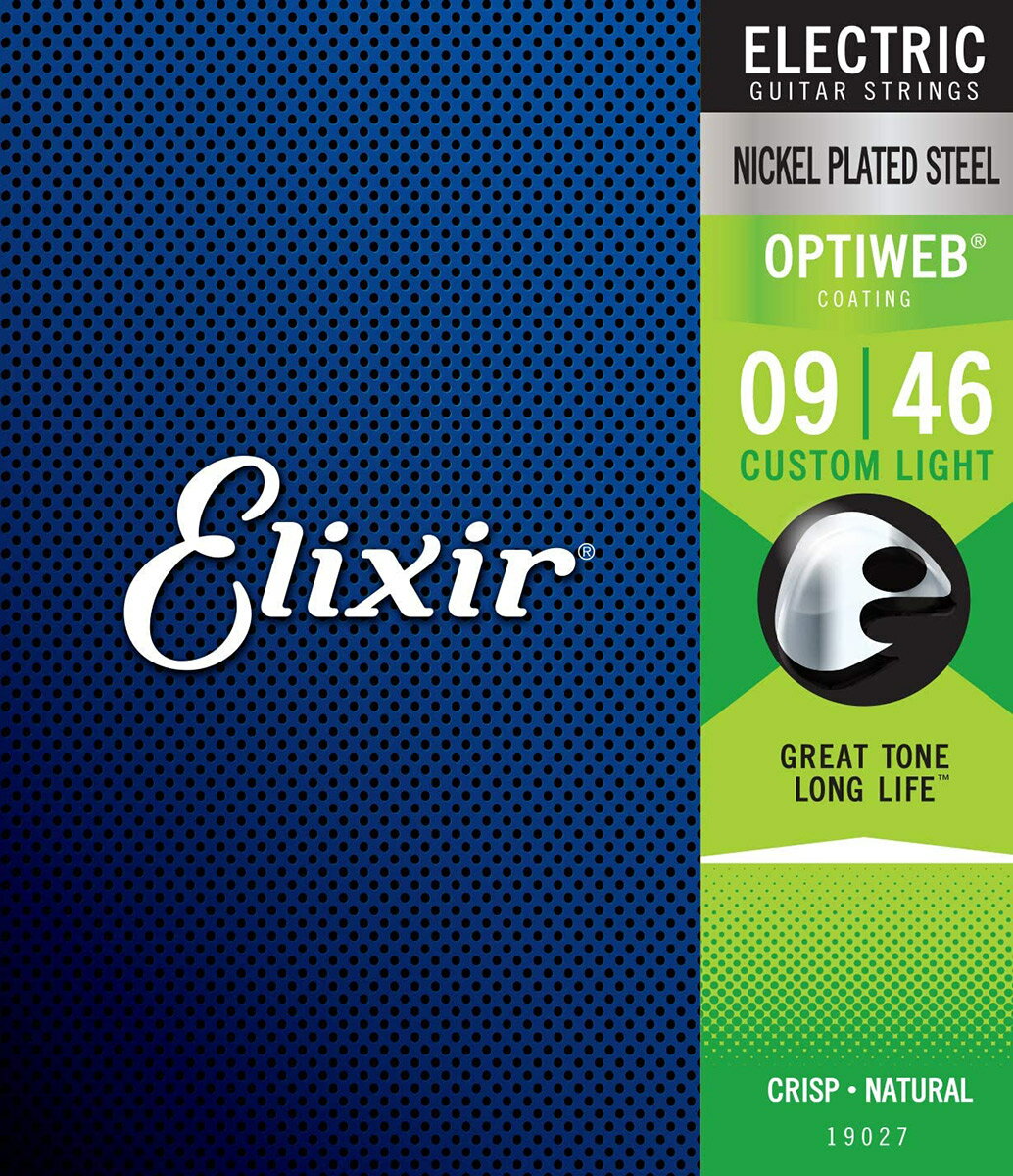 Elixir OPTIWEB 09-46 カスタムライト 19027 エリクサー エレキギター弦