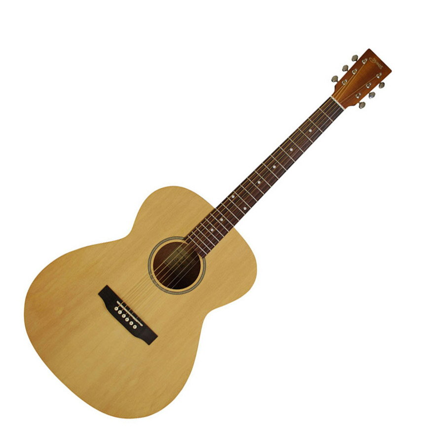 良品質で入門ギターとしても人気のSヤイリアコースティックギター【特徴】定番の形でクセなく演奏できるS.ヤイリのアコースティックギター。木の質感を感じるマットフィニッシュが魅力のモデルです。アコースティックギターらしい明るく豊かな響きを持ち、これからギターを始める方にもおすすめのモデル。通常のロングスケールと異なり、ミディアムスケール（弦長628mm）を採用することで手が小さい人でも弾きやすい仕様となっています。フォークサイズで抱えやすく、扱いやすさが魅力のモデルです。ソフトケース付属。表板：スプルース側板・裏板：マホガニーネック：ナトー指板・ブリッジ：ウォルナット弦長：628mm【詳細情報】BODY STYLE : FolkTOP : SpruceSIDES & BACK : MahoganyNECK : NatoFINGERBOARD : WalnutSCALE : 628mm /20FNUT : 43mmBRIDGE : WalnutHARDWARE : ChromePOSITION MARK : DotCASE : SoftcaseCOLOR : NaturalJANコード：4534853043717
