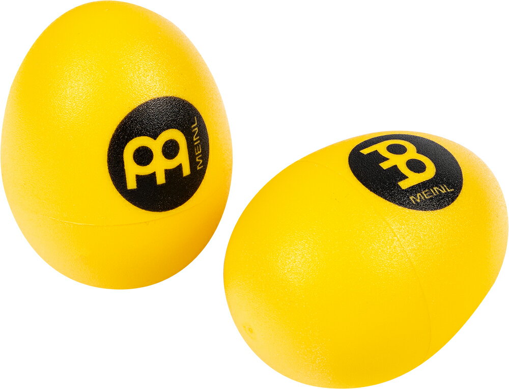 MEINL ES2-Y Yellow プラスチックエッグシェーカー 2個1セット マイネル