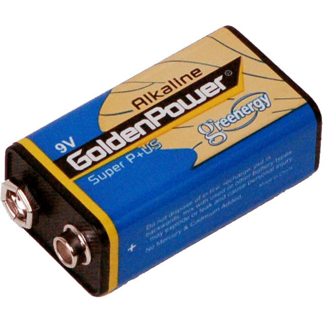 9Vアルカリ電池【特徴】006Pタイプのアルカリ電池コンパクトエフェクター等に使用JANコード：4534853956703