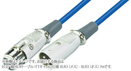 CANARE EC07 緑 XLRケーブル ITTキャノン仕様 XLR3(メス)- XLR3(オス) 7m カナレ