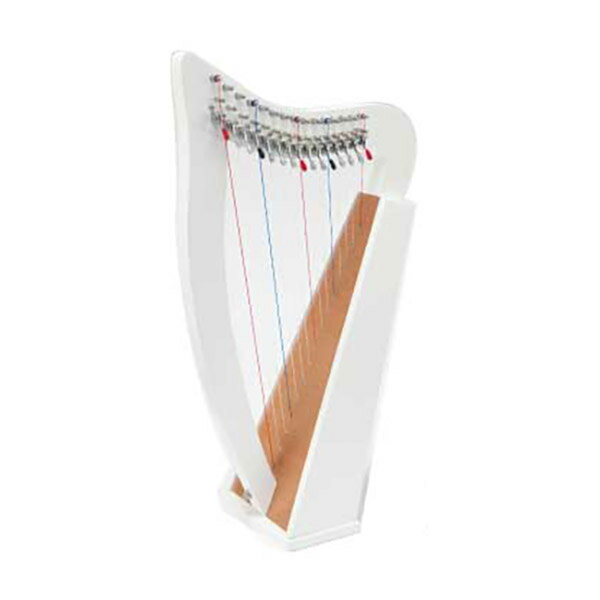 GINZA JUJIYA Chris Harp (パッションホワイト) 15弦レバーハープ