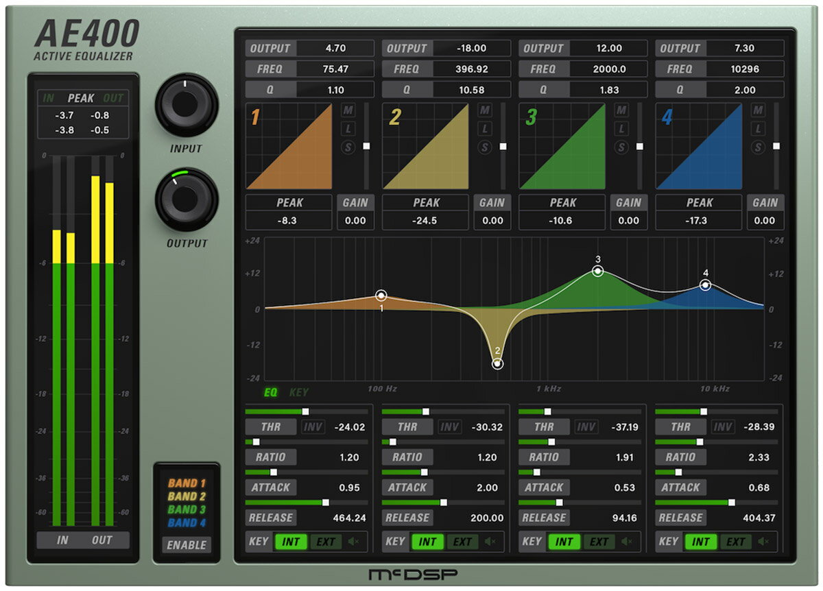 McDSP AE400 Active EQ HD v7 [メール納品 代