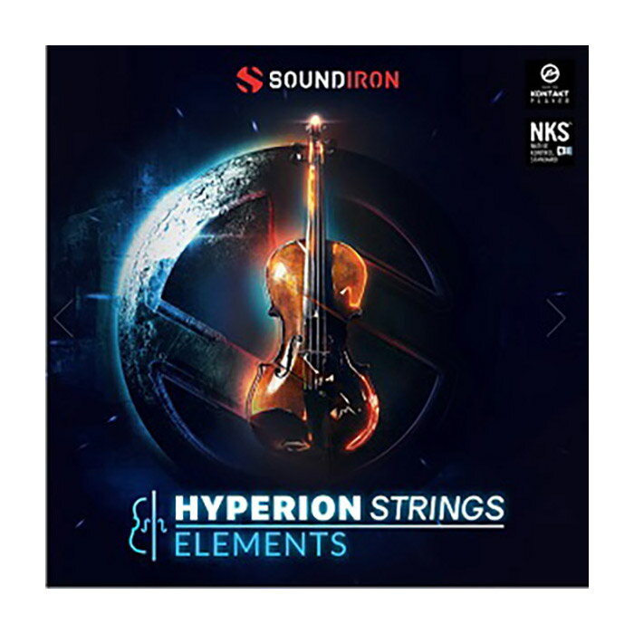 ダイナミックな表現が可能な、オールジャンル対応ストリングス音源【特徴】『Hyperion Strings Elements』は誰でも使えるをコンセプトに制作されたユニバーサル・ストリング・アンサンブル・ライブラリです。「.nki」ファイルとして、フルアンサンブルプリセットと、バイオリン(8人編成)／ヴィオラ（6人編成）／チェロ（5人編成）／ダブルベース（4人編成）を含むレガート・セクション・プリセットを収録しています。作曲家／プロデューサー／ソングライター／アレンジャー／バンド／サウンドデザイナーなど、職業を問わず、とにかく音楽が好きで仕方がないという方に役立つ制作の主力製品となるでしょう。【】機能面では、カスタマイズ可能なリアルタイム・パフォーマンス・オプション、キースイッチ、マッピングオプション、パフォーマンスツールを搭載しており、柔軟なアーティキュレーションが特徴的です。発音する際、4種類のラウンドロビンと組み合わせ、ストロークを自由自在に操ることができます。また、モジュラー・ダイナミック・エクスプレッションにより、リアルタイムで認識されるダイナミックなリリースサンプルのトリガー、テンポ・シンク、タイムストレッチを可能にします。信じられない程リッチで堅牢な、洗練されたリアリズムとノートコントロールで、まさに人間が弾いているかのような感情的なサウンドを体験してください。JANコード：4511820118111