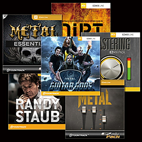 TOONTRACK EZMIX2 6PACK - METAL トゥーントラック [メール納品 代引き不可]