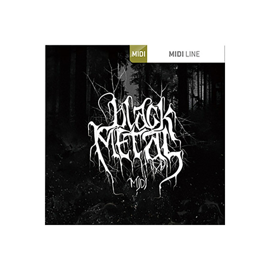 TOONTRACK DRUM MIDI - BLACK METAL ドラムMIDIパック トゥーントラック [メール納品 代引き不可]