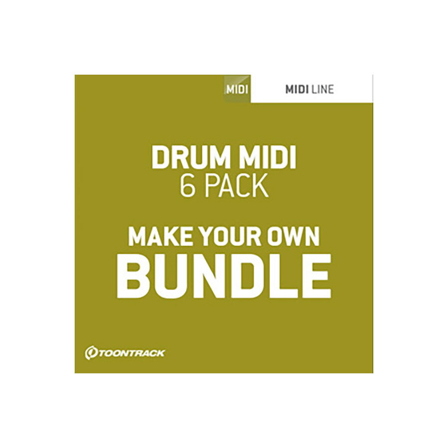 お好きなDRUM MIDIを6つ選べるバンドルセット【特徴】『DRUM 6MIDI - 6 PACK BUNDLE』は、お好きなMIDIグルーブ集6タイトルを製品登録時にお選びいただけるお得なバンドルパッケージです。6つのドラムMIDIグルーブ集を個別にお買い求めいただくよりもお得にご購入頂けます。【詳細情報】リリース時期：2018年11月JANコード：4511820116643