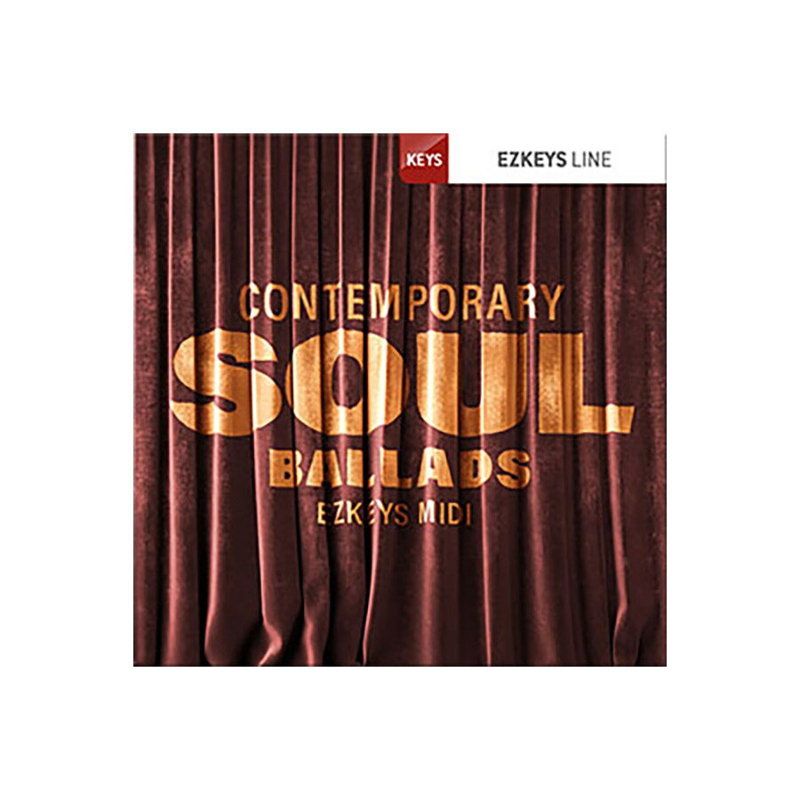 TOONTRACK KEYS MIDI - CONTEMPORARY SOUL BALLADS トゥーントラック [メール納品 代引き不可]