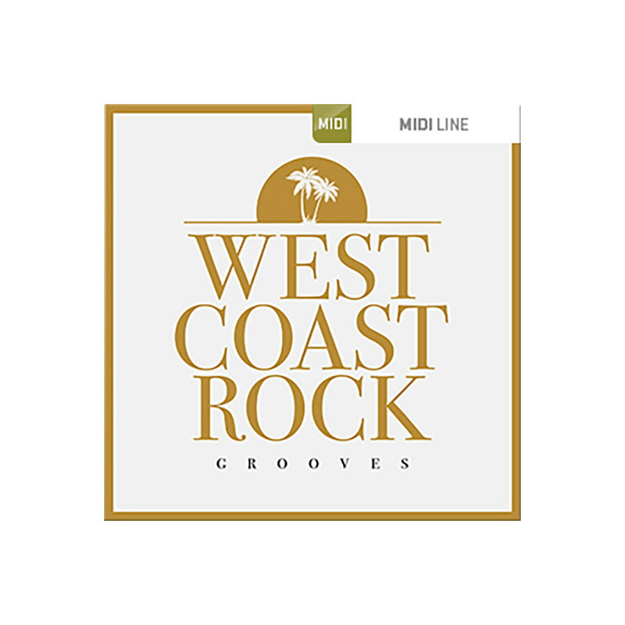 TOONTRACK DRUM MIDI - WEST COAST ROCK GROOVES トゥーントラック [メール納品 代引き不可]