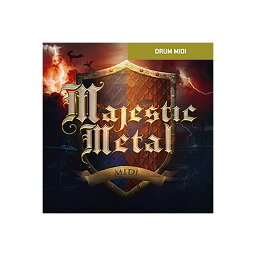 TOONTRACK DRUM MIDI - MAJESTIC METAL トゥーントラック [メール納品 代引き不可]