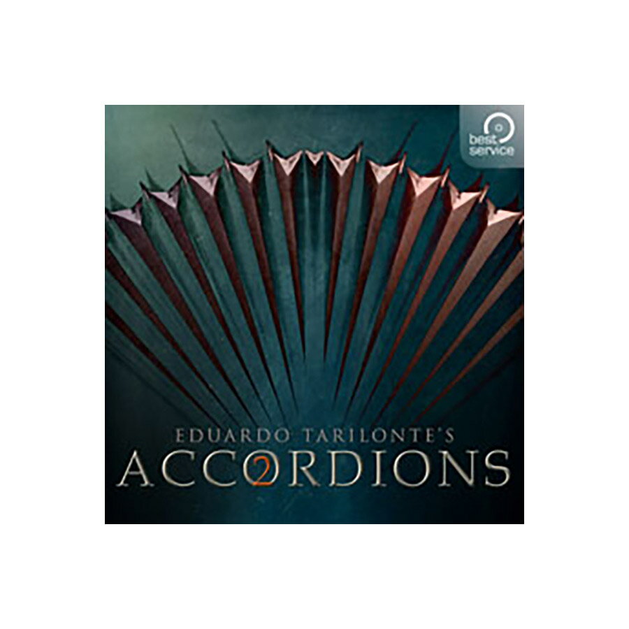 9機種をコレクションした、アコーディオン音源の決定版！【特徴】『ACCORDIONS 2』は、数多くのライブラリを世に送り出し何度もFive-starアワードて五つ星に輝いているプロデューサー“Eduardo Tarilonte“氏による、アコーディオン専用音源です！前作『ACCORDIONS』に収録されていたアコーディオン（Basses、Double Reed Musette、Single Reed Bassoon、Single Reed Musette、Single Reed Piccolo）、Bandoneon、Concertinaに加え、新たにBass Accordion、Folk Accordion、Steirisches Accordion、Wooden Melodica など6機種を追加収録し、GUI を一新。特に、Bandoneonは“ 最高のバンドネオン“ と称されるアルフレッド・アーノルド社製（AA 印）の、しかもピアソラ（バンドネオン奏者）の使用していたバンドネオンと通し番号が近い、“タンゴの魂”を宿したとても貴重な個体を使用しています。【】レジスター・スイッチによるリードの切り替えや、モジュレーションホイールによるベロウの開閉スピード（ボリューム）調整、キースイッチやMIDI CC でコントロールするBellow Shake 奏法、左手で行うベース音やコードの演奏、打鍵時やベロウ操作時のノイズ再現など、実際のアコーディオンを演奏しているかのようにリアルな演奏を行う為の機能を搭載しています。【詳細情報】搭載エンジン：KONTAKT PLAYER 5DLサイズ：約6.2 GBリリース時期：2018年2月仕様・Native Instruments KONTAKT 5 PLAYER 採用・メモリーサーバー機能により、4GB 以上のメモリを使用可能。・マルチ・プロセッサー/マルチ・コアに対応（最大16 コア）・KONTAKTスクリプト・プロセッサにより、各インストゥルメント独自のGUIやエフェクト等を搭載・32bit プロセッシングによるハイクォリティなサウンド出力・改良されたDFD(Direct From Disk)機能によるハードディスク・ストリーミング再生。サンプルをRAMメモリに読み込まずハードディスクから直接再生する事で、コンピュータに搭載されたメモリ容量以上の大容量サウンドを扱う事が可能・柔軟なアウトプット・ルーティング（各アウトプット・チャンネルのフェーダーには4つのインサート・エフェクトと4X4のAUXエフェクトを適用可能）・マスター・チューニング／マスター・テンポ設定・パフォーマンス・ビュー／ミニマイズド・ビュー切替・最大64パート・マルチティンバー／同時発音数無制限本製品は『ACCORDIONS』のライブラリを基に、新規サウンドを収録しています。ご使用にあたって・その他、インストールにはハードディスクに最大15GB以上（インストール時）の空き領域が必要です。・サウンド・モジュールをスムーズに動作させる為に、処理速度の速いCPU及びRAMメモリに十分な余裕があるコンピュータにインストールしてご使用されることをお奨めいたします。本製品をご使用いただくにはインターネット経由でのチャレンジ＆レスポンスによるオーソライズが必要となります。オーソライズにはインターネットへの接続環境、及びE-Mailアドレスが必須となります。・本製品をインストールするコンピュータがインターネット接続されていなくても、別なコンピュータで接続できればオーソライズ可能です。 ※弊社にてオーソライズを代行することは出来ません。・本製品に収録のサウンドは、Native Instruments社KONTAKT 5（Ver5.7.1 以上）製品でも読み込みが可能です。・ここに掲載している製品の仕様は、予告無く変更されることがあります。ご注意『ACCORDIONS 2』は、KONTAKT 5 PLAYER Ver.5.7.1 以上のインストールが必要となります。無償アップグレードを行う前に、動作環境をご確認ください。JANコード：4511820112294