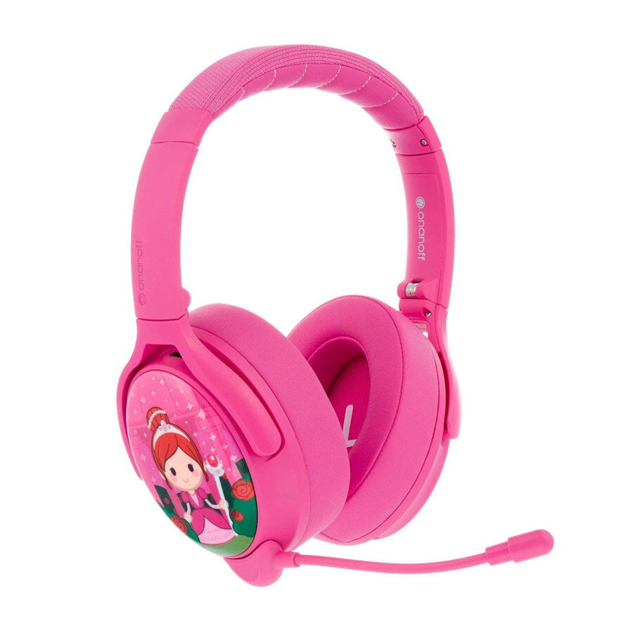 onanoff Buddyphones Cosmos (ANC) (ローズピンク) ワイヤレスヘッドホン キッズヘッドホン ノイズキャンセリング機能付き ヘッドセット オナノフ