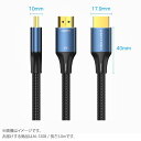 VENTION Cotton Braided HDMI-A Male to Male HD Cable 8K 5M Blue Aluminum Alloy Type ベンション AL-1208