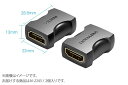 VENTION HDMI Female to Female Coupler Adapter Black 2 Pack HDMIケーブル ベンション AI-2243(2)