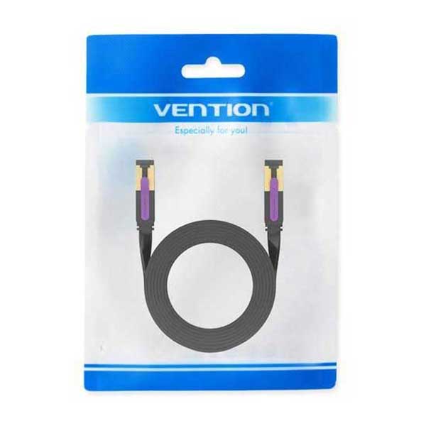 VENTION Flat Cat.7 Patch Cable 8M Black ベンション IC-9488
