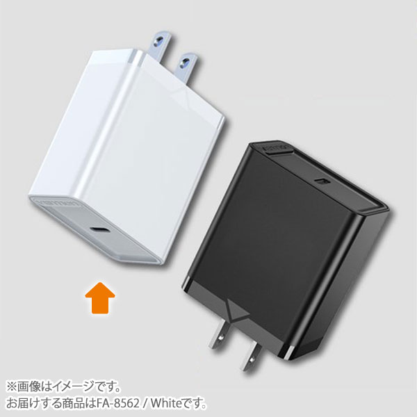 1-port USB-C Wall Charger(20W) JP-Plug White【詳細情報】インターフェース：USB-C電源入力：100-240V〜50/60Hz 600mA電源出力：5V-3A/9A-2.22A/12V-1.67Aプロトコル：PPS/PD3.0/QC4.0/AFC/FCP/BC1.2/Apple 2.4A合計出力：最大20Wシェル：PC保証：1年パッケージ：カラーボックスJANコード：4589662878562