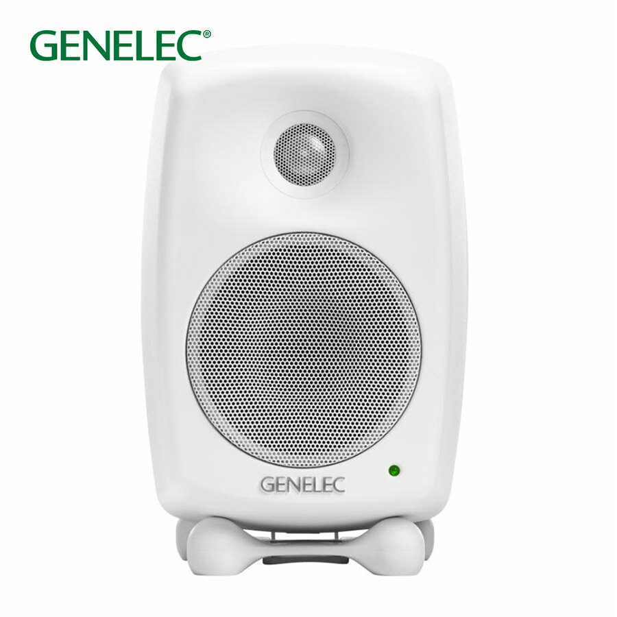 GENELEC 8020DWM WHITE 1本 スタジオモニタースピーカー ウーファー50 W + ツイーター50 W ジェネレック