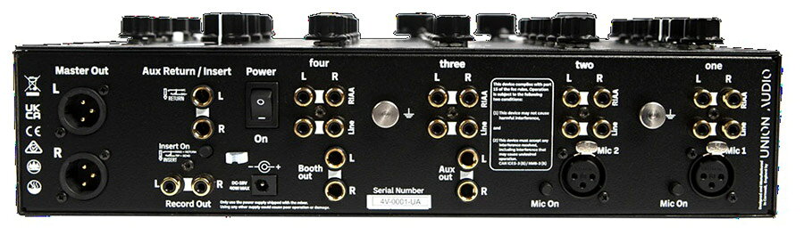 【エントリーで最大10万ポイント当たる】Union Audio four.valve rotary Mixer プ...
