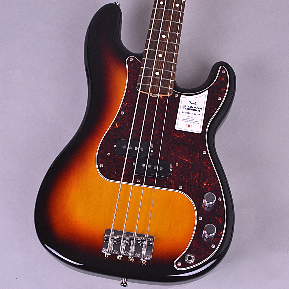 ベース, エレキベース Fender Made In Japan Traditional 60s Precision Bass 3Color Sunburst 