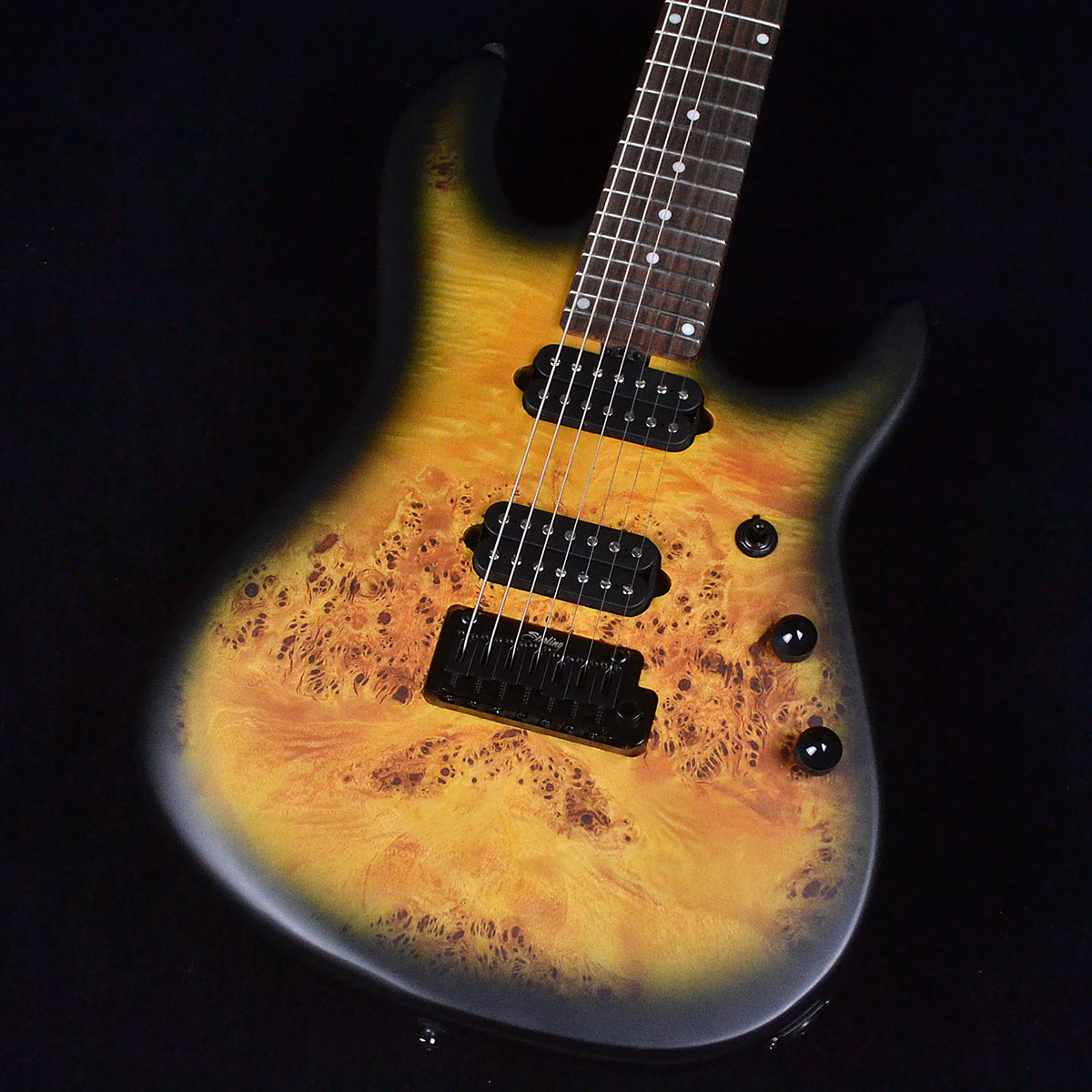 STERLING by Musicman Richardson7 Natural Poplar Burl Burst Cutlass 7 X^[ WFC\ `[h\7 JgXyW݌Ɂzy~Ei[ޗǓXz