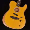 Acoustasonic Player Telecaster Rosewood Fingerboard Butterscotch Blonde S/N:MXA2100223【特徴】フェンダーの革新的なAcoustasonicプラットフォームは、Acoustasonic Player Telecasterによって進化を続けます。このアコースティック／エレクトリックギターは、6つのユニークなヴォイシングにより、その個性を確固たるものにします。洗練された3ウェイスイッチングが、アコースティックトーンとエレクトリックトーンを隔てなく、自在に行き来することを可能にします。Acoustasonic Player Telecasterは、現代のミュージシャンにとってより身近なツールとなるプラットフォームを提案します。【商品のコンディション】新品・未展示品・メーカー保証付属・現品画像掲載こちらの個体は検品・調整後、専用倉庫にて保管しFender純正箱でお届けする安心の画像現物個体販売品です。【担当者コメント】メキシコ製アコースタソニックが登場です！サウンドバリエーションも豊富でより手軽にアコスタソニックが楽しめるようになりました。この商品についての詳しいお問い合わせは TEL：0570-020-025 または「お問い合わせフォーム」よりお願いします。【詳細情報】ボディMahoganyボディバックMahoganyボディフィニッシュPolyester Satin Matteボディ素材MahoganyボディシェイプModified Telecaster ボディサイドMahoganyBody StyleModified TelecasterボディトップSolid A Sitka SpruceブレイシングTransverseCutawayYesPurflingBlack/Cream/Blackロゼット2-Ring B/W/BSound HoleWaterFall Sound PortFingerboard MaterialRosewoodフィンガーボードラジアス12" (305 mm)ネックフィニッシュSatin UrethaneネックMahoganyネックシェイプModern "Deep C"フレット数22ナットの素材Graph Tech TUSQ ナット幅1.6875" (42.86 mm)ポジションインレイWhite DotナットGraph Tech TUSQ トラスロッドBi-Flex トラスロッドナット1/8" American SeriesコントロールMaster Volume, "Blend" Knob, 3-Way SwitchSpecial Electronics2-pickup configuration: Under-Saddle Piezo/N4 MagneticブリッジModern AsymmetricalBridge PinsGraphTech Tusq ハードウェアフィニッシュChromeピックガードNoneStrap ButtonsAmerican SeriesチューニングマシーンFender Standard Cast/Sealed Staggered付属品：セミハードケース、英文取説、湿度調整剤、レンチ、ポーチ、ステッカー【ご注意】●メーカー保証付き。メーカー保証期間終了後も島村楽器全店で通常よりもお安く修理、調整いたします。●この商品についての詳しいお問い合わせは TEL：0570-020-025 または「お問い合わせフォーム」よりお願いします。●こちらの商品はミ・ナーラ奈良店でのみ現物をご確認いただけます。未展示品のためご希望の方はミ・ナーラ奈良店スタッフまでお申し付けください。●売却時の商品情報の削除は迅速を心掛けておりますが、万一ご注文後に売り切れとなっておりました場合は誠に申し訳ございませんがご容赦ください。●商品によって、調整等でお届けにお時間をいただく場合がございます。予めご了承ください。■管理コード:0138000425766【アコスタソニック】