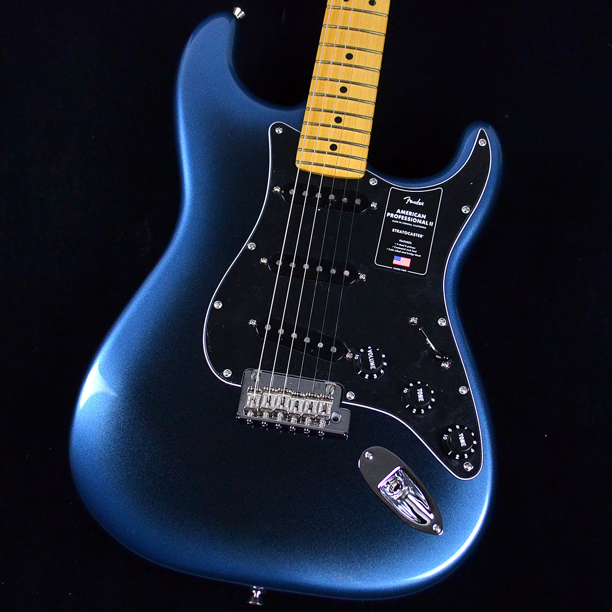 Fender American Professional II Stratocaster Dark Night エレキギター フェンダー アメリカンプロフェッショナル2 ストラトキャスター【未展示品・専任担当者による調整済み】【ミ・ナーラ奈良店】