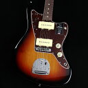 American Professional II Jazzmaster Rosewood Fingerboard 3-Color Sunburst S/N:US23034615【特徴】American Professional II Jazzmaster Left-Handは、60年以上に渡る革新、インスピレーション、進化を経て、現代のプレイヤーの要求に応えます。高い人気を誇るDeep Cシェイプネックは、丁寧にエッジがロールオフされ、至高の演奏体験を約束する"Super-Natural"サテン仕上げが施されています。また新たに設計されたネックヒールを採用し、快適なフィーリングとハイポジションへの容易なアクセスを実現しました。新しいV-Mod II Jazzmaster Single-Coilピックアップは、これまで以上に繊細なトーンを奏で、Jazzmaster特有の煌びやかなサウンドが得られます。ブリッジピックアップにはタップ機能を装備し、パワフルなサウンドと、出力の低いヴィンテージサウンドが切り替えられます。新開発のポップインアーム式Panorama Tremoloシステムは、滑らかなヴィブラートから過激なアーム奏法まで対応します。【商品のコンディション】新品・未展示品・メーカー保証付属・現品画像掲載こちらの個体は検品・調整後、専用倉庫にて保管しFender純正箱でお届けする安心の画像現物個体販売品です。【担当者コメント】トーンノブをプッシュすることでリアPUが枯れた心地よいトーンになります。この商品についての詳しいお問い合わせは TEL：0570-020-025 または「お問い合わせフォーム」よりお願いします。【詳細情報】ボディAlderボディフィニッシュGloss UrethaneボディシェイプJazzmaster ブリッジ9.5” Radius Jazzmaster /Jaguar Bridge with Panorama Tremolo SystemブリッジピックアップV-Mod II Single-Coil Jazzmaster コントロールノブAged White "Witch Hat"コントロールLead Circuit Controls (Slide Switch Down): Master Volume, Master Tone; Rhythm Circuit Controls (Slide Switch Up): Thumbwheel Volume and Tone Controls for Series Rhythm Modeネックフィニッシュ“Super-Natural” Satin Urethane Finish on Back of Neck with Gloss Urethane Headstock FaceネックMapleネックピックアップV-Mod II Single-Coil Jazzmaster ネックシェイプDeep "C"フレット数22ナットの素材Boneナット幅1.685" (42.8 mm)ピックガード4-Ply TortoiseshellピックアップコンフィギュレーションSSピックアップスイッチ3-Position Toggle: Position 1. Bridge Pickup, Position 2. Bridge And Neck Pickups, Position 3. Neck PickupポジションインレイWhite Dotスケール25.5" (648 mm)Special ElectronicsPush/Push on tone control taps bridge pickup for vintage toneナットBoneチューニングマシーンFender Standard Cast/Sealed Staggered重量：3.91g付属品：ハードケース、保証書、取扱説明書、ケース鍵、レンチ、トレモロアーム、認定書、ステッカー【ご注意】●メーカー保証付き。メーカー保証期間終了後も島村楽器全店で通常よりもお安く修理、調整いたします。●この商品についての詳しいお問い合わせは TEL：0570-020-025 または「お問い合わせフォーム」よりお願いします。●こちらの商品はミ・ナーラ奈良店でのみ現物をご確認いただけます。未展示品のためご希望の方はミ・ナーラ奈良店スタッフまでお申し付けください。●売却時の商品情報の削除は迅速を心掛けておりますが、万一ご注文後に売り切れとなっておりました場合は誠に申し訳ございませんがご容赦ください。●商品によって、調整等でお届けにお時間をいただく場合がございます。予めご了承ください。■管理コード:0138000608381【jm_kw】