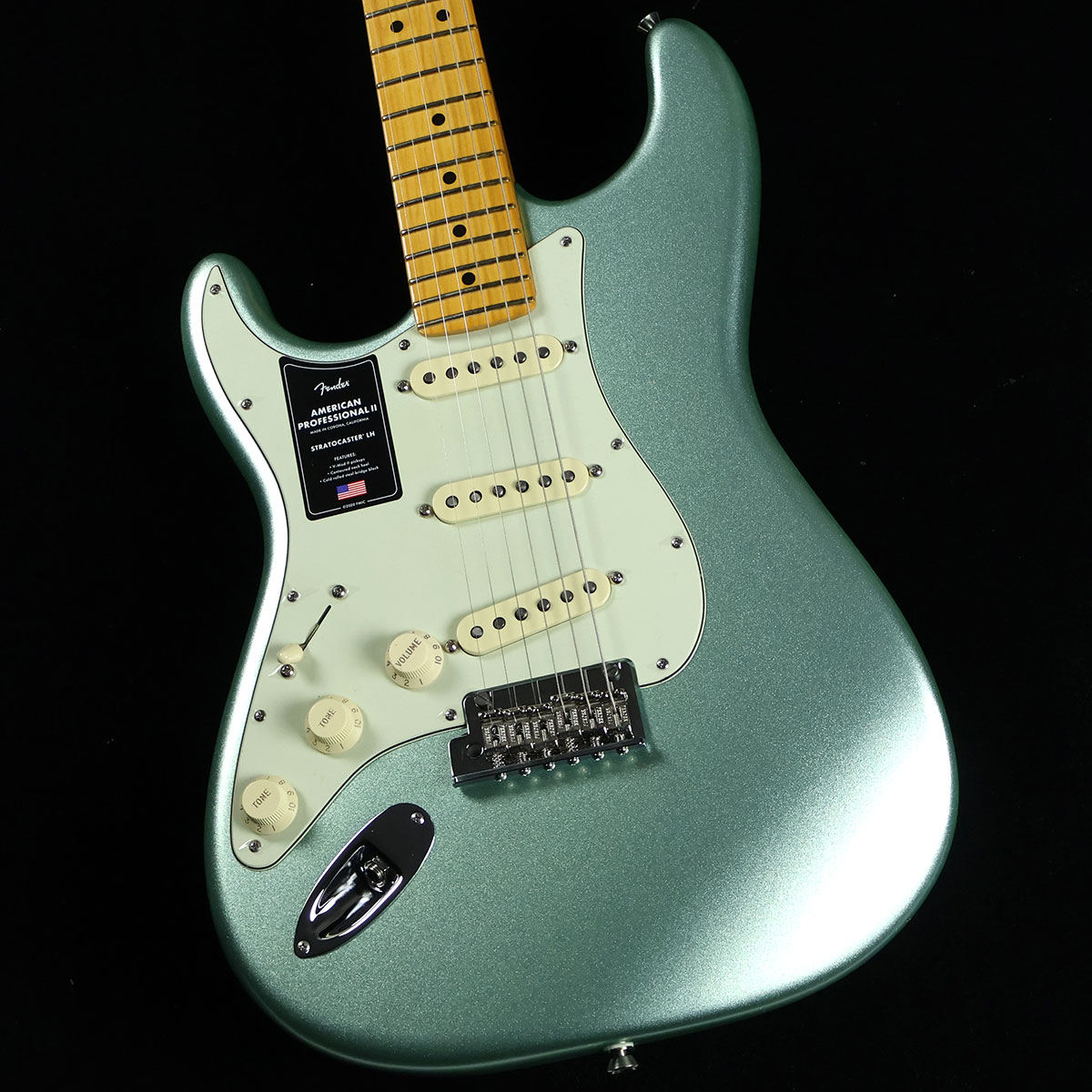 Fender American Professional II Stratocaster Left-Hand Mystic Surf Green GLM^[ tgnh tF_[ AJvtFbVi2 XggLX^[ teB[