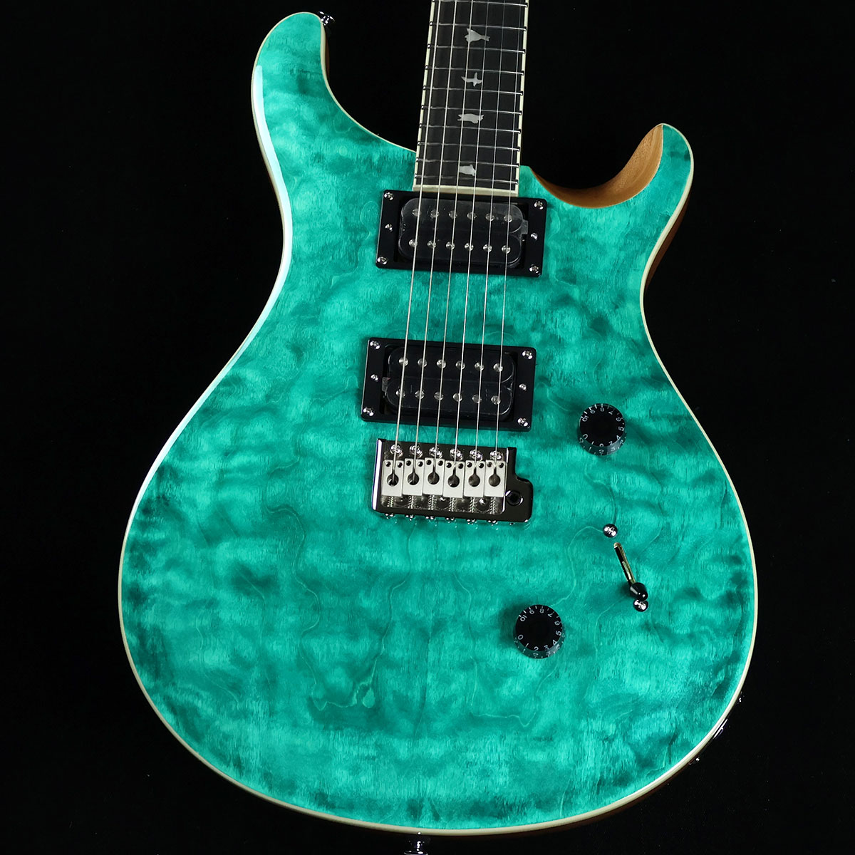 PRS SE Custom24 Quilt Turquoise エレキギター ポールリードスミス(Paul Reed Smith) SEカスタム24 キルト ターコイズ【未展示品 専任担当者による調整済み】【ミ ナーラ奈良店】