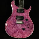 SE Custom24 Quilt Package Violet S/N:CTIF096631【特徴】PRS SE Custom 24 Quiltは、COREグレードのキルト・ヴェニアをボディ・トップとヘッド・ストックに採用。これにより高い機能性を持つSE Custom 24のルックスがグレードアップされました。24フレット、25インチ・スケール、ワイド・シン・メイプルネックを採用しているこのモデルでは、快適なプレイヤビリティと、85/15 “S” ピックアップ、3-way ブレード・スイッチ、プッシュ・プル・トーンノブの組み合わせによる幅広いサウンド・メイキングを実現。＊保証を受ける条件として、PRS製品の新品購入日から起算して30日以内に【PRS製品登録】、またはメールでの「PRS製品登録」を完了いただく必要がございます。【商品のコンディション】新品・未展示品・現品画像掲載こちらの個体は専任担当者による出荷前の弦交換、オイルトリートメントによる指板保湿、ネック調整後最適な弦高でお届けする安心の画像現物個体販売品です。【担当者コメント】ボディトップにCoreグレードのキルトメイプルを使用した新モデル。ここ数年では見かけなかった紫系のバイオレットで登場です！杢の濃淡の影響か色味は薄めの発色となっている個体です！指板もエボニーにアップグレードされています。この商品についての詳しいお問い合わせは TEL：0570-020-025 または「お問い合わせフォーム」よりお願いします。【詳細情報】BODYBody Construction SolidbodyTop Wood MapleVenner Quilted MapleBack Wood MahoganyTop Carve Shallow ViolinNECKNumber of Frets 24Scale Length 25”Neck Wood MapleNeck Construction ScarfedTruss Rod PRS Double-ActingNeck Shape Wide ThinNeck Depthat the Nut 13/16” (20.64mm)Neck Depthat the 12th Fret 57/64” [22.6 mm]Neck Widthat the Nut 1 11/16” [42.85 mm]Neck Widthat the Body 2 1 4” [57.15 mm]Fretboard Wood EbonyFretboard Radius 10”Fretboard Inlay BirdsHeadstock Logo Signature “SE”NECK/BODY ASSEMBLYNBA Type SetHARDWAREBridge PRS Patented Tremolo, MoldedTuners PRS Designed TunersHardware Type NickelNut PRSNut “Custom”ELECTRONICSTreble Pickups 85/15 “S”Bass Pickups 85/15 “S”Controls Volume and Push/Pull Control w/ 3-Way Blade Pickup Switch重量：3.62kg付属品：ギグケース、トレモロアーム、レンチ,保証書【ご注意】●メーカー保証付き。メーカー保証期間終了後も島村楽器全店で通常よりもお安く修理、調整いたします。●この商品についての詳しいお問い合わせは TEL：0570-020-025 または「お問い合わせフォーム」よりお願いします。●こちらの商品はミ・ナーラ奈良店でのみ現物をご確認いただけます。未展示品のためご希望の方はミ・ナーラ奈良店スタッフまでお申し付けください。●売却時の商品情報の削除は迅速を心掛けておりますが、万一ご注文後に売り切れとなっておりました場合は誠に申し訳ございませんがご容赦ください。●商品によって、調整等でお届けにお時間をいただく場合がございます。予めご了承ください。■管理コード:0138000653671