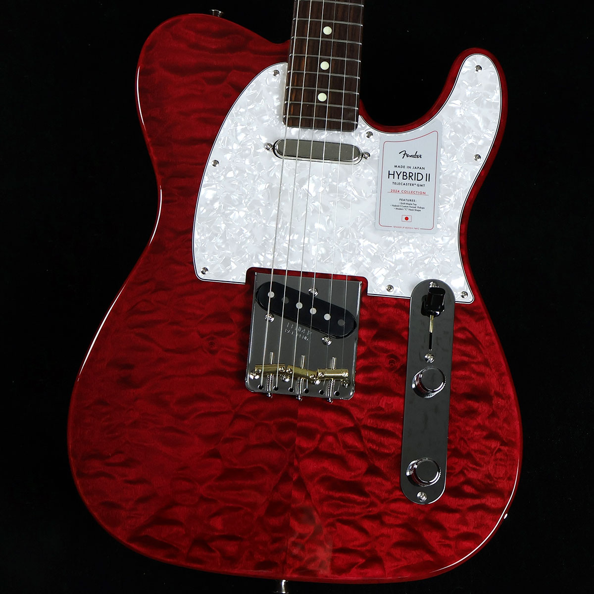 Fender Hybrid II Telecaster Quilt Red Beryl 2024N胂f tF_[ nCubh2 eLX^[ ԁyWiECS҂ɂ钲zy~Ei[ޗǓXz