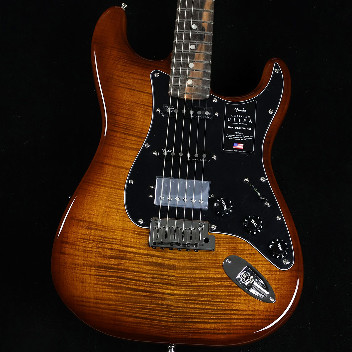 Fender American Ultra Stratocaster HSS Tiger's Eye GLM^[ 胂f tF_[ AJEg XggLX^[HSS yWizy~Ei[ޗǓXz