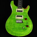 SE Custom24-08 Eriza Verde S/N:CTIE39937【特徴】PRSの原点であるCustom 24。このモデルでは、オリジナルのスペックを踏襲しつつ、Paul's Guitarでの音楽的な機能改良を加え、新鮮で多才なモデルに仕上げました。TCI "S" トレブル/ベース・ピックアップに2つのミニトグル・スイッチを組み合わせ、片方のピックアップだけでも両方の同時使用時でもハムバッキングとシングルコイルの切り替えができます。ビンテージ・トーンにインスパイアされたこのピックアップの明瞭かつユニークなトーンは、迫力あるビッグなサウンドと繊細なニュアンスを兼ね備えていますので、好みのトーンがすぐに見つかります。＊保証を受ける条件として、PRS製品の新品購入日から起算して30日以内に【PRS製品登録】、またはメールでの「PRS製品登録」を完了いただく必要がございます。【商品のコンディション】新品・未展示品・メーカー保証付属・現品画像掲載こちらの個体は専任担当者による出荷前の弦交換、オイルトリートメントによる指板保湿、ネック調整後最適な弦高でお届けする安心の画像現物個体販売品です。【担当者コメント】2020年に限定で発売された35周年モデルを模したスペックでSEカスタム24-08として登場！SEではおそらく初採用のカラー、エリザベルデ。この商品についての詳しいお問い合わせは TEL：0570-020-025 または「お問い合わせフォーム」よりお願いします。【詳細情報】Body Construction : SolidbodyVeneer : Flame MapleTop Wood : MapleBack Wood : MahoganyTop Carve : Shallow ViolinNumber of Frets : 24Scale Length : 25"Neck Wood : MapleNeck Construction : Multi-PlyTruss Rod : PRS Double-ActingNeck Shape : Wide ThinNeck Depth At The Nut : 13/16"Neck Of Fretboard At The Nut : 1 11/16"Neck Of Fretboard At The Body : 2 1/4"Fretboard Wood : RosewoodFretboard Radius : 10"Fretboard Inlay : BirdsHeadstock Logo : Signature "SE", DecalNeck/Body Assembly Type : SetBridge : PRS Patented Tremolo, MoldedTuners : PRS Designed TunersHardware Type : NickelNut : PRSTruss Rod Cover : "Custom"重量：3.55kg付属品：ギグケース、トレモロアーム、レンチ、保証書【ご注意】●メーカー保証付き。メーカー保証期間終了後も島村楽器全店で通常よりもお安く修理、調整いたします。●この商品についての詳しいお問い合わせは TEL：0570-020-025 または「お問い合わせフォーム」よりお願いします。●こちらの商品はミ・ナーラ奈良店でのみ現物をご確認いただけます。未展示品のためご希望の方はミ・ナーラ奈良店スタッフまでお申し付けください。●売却時の商品情報の削除は迅速を心掛けておりますが、万一ご注文後に売り切れとなっておりました場合は誠に申し訳ございませんがご容赦ください。●商品によって、調整等でお届けにお時間をいただく場合がございます。予めご了承ください。■管理コード:0138000657105