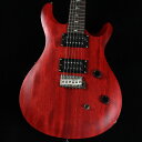 SE CE24 Standard Satin Vintage Cherry S/N:CTIF111759【特徴】オール・マホガニー・ボディに施された薄いサテン・フィニッシュは、弦振動への影響を最小限に抑え、長いサステインを生み出し、セミ・グロス・フィニッシュのメイプル・ネックは高いプレイヤビリティを誇ります。PRS 85/15 “S”ピックアップは、高音域から低音域までクリアでバランスのとれたサウンドを生み出し、プッシュ/プル・トーン・ノブでコイルタップすることにより、ヴァリエーション豊かなサウンドが得られます。一切の妥協を排除して作り上げられたSE CE 24 Standard Satinは、クオリティ・価格の両面において、これからギターを始める人からプロ・ミュージシャンまで、幅広い層のプレイヤーにとって、高いニーズに応えることが出来る新たな選択肢となるでしょう。＊保証を受ける条件として、PRS製品の新品購入日から起算して30日以内に【PRS製品登録】、またはメールでの「PRS製品登録」を完了いただく必要がございます。【商品のコンディション】新品・未展示品・現品画像掲載こちらの個体は専任担当者による出荷前の弦交換、オイルトリートメントによる指板保湿、ネック調整後最適な弦高でお届けする安心の画像現物個体販売品です。【担当者コメント】2024年新モデル。ボルトオン仕様のSE CE24スタンダード。艶消し仕上げのビンテージチェリー。マホボディ、サテン仕上げ、ボルトオンの影響かオープンな鳴りが心地よいモデルです。この商品についての詳しいお問い合わせは TEL：0570-020-025 または「お問い合わせフォーム」よりお願いします。【詳細情報】Body Construction SolidbodyBody Wood MahoganyTop Carve Shallow ViolinNumber of Frets 24Scale Length 25” [635 mm]Neck Wood MapleNeck Construction ScarfedTruss Rod PRS Double-ActingNeck Shape Wide ThinNeck Depthat the Nut 13/16” (20.64mm)Neck Depthat the 12th Fret 57/64” [22.6 mm]Neck Widthat the Nut 1 11/16” [42.85 mm]Neck Widthat the Body 2 1/4inch [57.15 mm]Fretboard Wood RosewoodFretboard Radius 10” [254 mm]Fretboard Inlay BirdsHeadstock Logo Signature “SE”NBA Type Bolt-OnBridge PRS Patented Tremolo, MoldedTuners PRS Designed TunersHardware Type NickelNut PRSTruss Rod Cover “CE”Treble Pickups 85/15 “S”Bass Pickups 85/15 “S”Controls Volume and Push/Pull Tone Controlw/ 3-Way Toggle Pickup Switch重量：3.16kg付属品：ギグケース、トレモロアーム、レンチ,保証書【ご注意】●メーカー保証付き。メーカー保証期間終了後も島村楽器全店で通常よりもお安く修理、調整いたします。●この商品についての詳しいお問い合わせは TEL：0570-020-025 または「お問い合わせフォーム」よりお願いします。●こちらの商品はミ・ナーラ奈良店でのみ現物をご確認いただけます。未展示品のためご希望の方はミ・ナーラ奈良店スタッフまでお申し付けください。●売却時の商品情報の削除は迅速を心掛けておりますが、万一ご注文後に売り切れとなっておりました場合は誠に申し訳ございませんがご容赦ください。●商品によって、調整等でお届けにお時間をいただく場合がございます。予めご了承ください。■管理コード:0138000657150