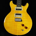 SE SANTANA Santana Yellow S/N CTIF064815【特徴】SEシリーズの起源であるSE Santana。Carlos Santanaがステージでプレイしうるレベルの高品質のギターをどこまでローコストで製作できるか、それが目標でした。Santanaならではのトーンとスタイル、その夢が現実のものとなったのが、SE Santanaです。Carlos SantanaのPRSアーティストとしての影響力の大きさが、この2001年デビューのSEシリーズ開発に道筋を付けました。その伝説に敬意を表してPRSが自信を持ってリリースするのが、最新のSE Santanaです。SE SantanaはSEシリーズ初の24.5インチ・スケール・ネックのモデルで、しかもSantanaのトレードマークであるメリーランド製PRSモデルと同じシルエットというのもSEシリーズ初のこと。これまでになくSantanaモデルの各スペックに肉薄したSEモデルであり、最高のクオリティとバリューを実現しました。＊保証を受ける条件として、PRS製品の新品購入日から起算して30日以内に【PRS製品登録】、またはメールでの「PRS製品登録」を完了いただく必要がございます。【商品のコンディション】新品・未展示品・現品画像掲載こちらの個体は専任担当者による出荷前の弦交換、オイルトリートメントによる指板保湿、ネック調整後最適な弦高でお届けする安心の画像現物個体販売品です。【担当者コメント】SEサンタナモデルの定番カラー、サンタナイエローです。サイドバックはナチュラルカラーとなっておりトップのカラーとの相性も抜群です。この商品についての詳しいお問い合わせは TEL：0570-020-025 または「お問い合わせフォーム」よりお願いします。【詳細情報】Top Wood　Maple with Flame Maple Veneer Back Wood　MahoganyNumber of Frets　24Scale Length　24.5"Neck Wood　MahoganyNeck Shape　Wide FatNeck Depth At The Nut　27/32"Width of Fretboard at the Body　2 1/4"Width of Fretboard at the Nut　1 11/16"Fretboard Wood　RosewoodFretboard Inlay　BirdsBridge　PRS Patented Tremolo, MoldedTuners　PRS-Designed TunersHardware Type　NickelTreble Pickup　SE Santana "S"　Bass Pickup　SE Santana"S"Controls　Volume and Tone Control with 3-Way Toggle Pickup Selector重量：3.40kg付属品：ギグケース、トレモロアーム、レンチ、保証書【ご注意】●メーカー保証付き。メーカー保証期間終了後も島村楽器全店で通常よりもお安く修理、調整いたします。●この商品についての詳しいお問い合わせは TEL：0570-020-025 または「お問い合わせフォーム」よりお願いします。●こちらの商品はミ・ナーラ奈良店でのみ現物をご確認いただけます。未展示品のためご希望の方はミ・ナーラ奈良店スタッフまでお申し付けください。●売却時の商品情報の削除は迅速を心掛けておりますが、万一ご注文後に売り切れとなっておりました場合は誠に申し訳ございませんがご容赦ください。●商品によって、調整等でお届けにお時間をいただく場合がございます。予めご了承ください。■管理コード:0138000659147