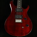 SE CE24 Black Cherry S/N:CTIF067021【特徴】PRS SE CE 24はCustom 24同様メイプル・トップ、マホガニー・バック、ローズウッド指板・メイプルネックを採用した、ボルト・オン・ネックのモデルです。クラシックなサウンドに、PRSのモダンなテイストを加えたCEは、 低音域から高音域までクリアなサウンドが出せる85/15 “S”ピックアップを搭載し、コイル・タップによる幅広いサウンド・メイキングも大きな特徴のひとつです。ヴェニアに美しいフレイム・メイプル・トップを採用したSE CE 24は、豊かなトーン、快適なプレイヤビリティを兼ね備えた、様々なジャンルそしてプレイヤーに合うモデルです。1988年のCEシリーズ誕生以来、SEシリーズでのラインナップは今回が初となります。＊保証を受ける条件として、PRS製品の新品購入日から起算して30日以内に【PRS製品登録】、またはメールでの「PRS製品登録」を完了いただく必要がございます。【商品のコンディション】新品・未展示品・現品画像掲載こちらの個体は専任担当者による出荷前の弦交換、オイルトリートメントによる指板保湿、ネック調整後最適な弦高でお届けする安心の画像現物個体販売品です。【担当者コメント】新たにラインナップに加わったSEのボルトン仕様 SE CE24。セットネックと比較してやや歯切れのよいサウンド傾向の印象です。カラーは重厚感のある赤系、ブラックチェリー。この商品についての詳しいお問い合わせは TEL：0570-020-025 または「お問い合わせフォーム」よりお願いします。【詳細情報】BODYBody Construction SolidbodyTop Wood MapleVenner Flame MapleBack Wood MahoganyTop Carve Shallow ViolinNECKNumber of Frets Shallow ViolinScale Length 25” [635 mm]Neck Wood MapleNeck Construction ScarfedTruss Rod PRS Double-ActingNeck Shape Wide ThinNeck Depthat the Nut 13/16” (20.64mm)Neck Deptat the 12th Fret 57/64” [22.6 mm]Neck Widthat the Nut 1 11/16” [42.85 mm]Neck Widthat the Body 2 1 4” [57.15 mm]Fretboard Wood RosewoodFretboard Radius 10” [254 mm]Fretboard Inlay BirdsHeadstock Veneer BlackHeadstock Logo Signature “SE”NECK/BODY ASSEMBLYNBA Type Bolt-OnHARDWAREBridge PRS Patented Tremolo, MoldedTuners PRS Designed TunersHardware Type NickelNut PRSNut “CE”ELECTRONICSTreble Pickups 85/15 “S”Bass Pickups 85/15 “S”Controls Volume and Push/Pull Control w/ 3-Way Toggle Pickup Switch重量：3.33kg付属品：ギグケース、トレモロアーム、レンチ,保証書【ご注意】●メーカー保証付き。メーカー保証期間終了後も島村楽器全店で通常よりもお安く修理、調整いたします。●この商品についての詳しいお問い合わせは TEL：0570-020-025 または「お問い合わせフォーム」よりお願いします。●こちらの商品はミ・ナーラ奈良店でのみ現物をご確認いただけます。未展示品のためご希望の方はミ・ナーラ奈良店スタッフまでお申し付けください。●売却時の商品情報の削除は迅速を心掛けておりますが、万一ご注文後に売り切れとなっておりました場合は誠に申し訳ございませんがご容赦ください。●商品によって、調整等でお届けにお時間をいただく場合がございます。予めご了承ください。■管理コード:0138000660945