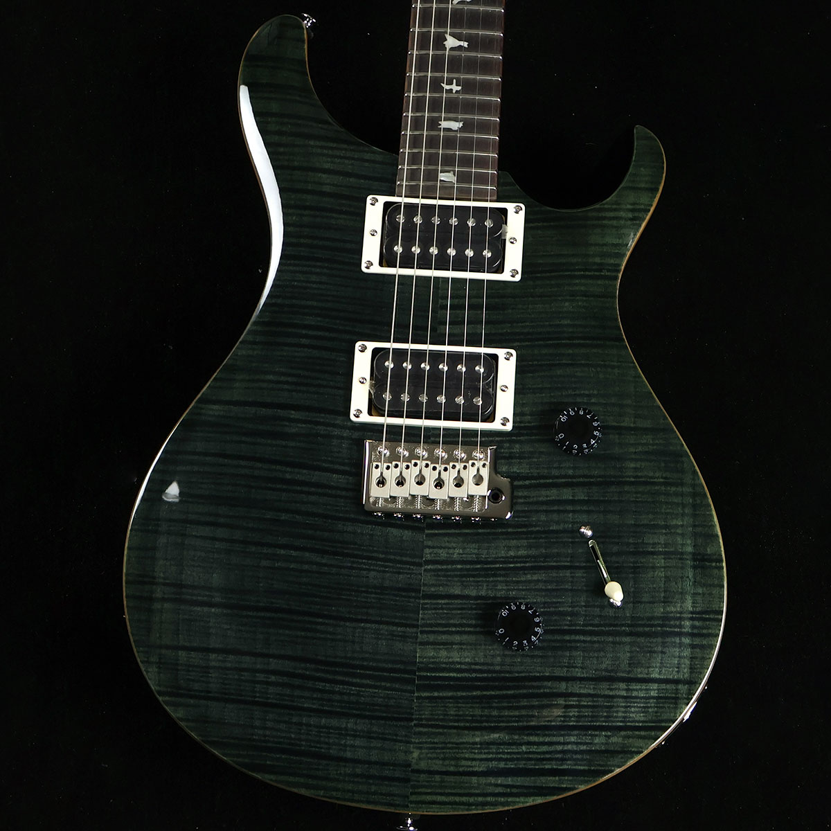 PRS SE Custom24 Gray Black エレキギター ポールリードスミス(Paul Reed Smith) SEカスタム24 グレーブラック【未展示品 専任担当者による調整済み】 【ミ ナーラ奈良店】