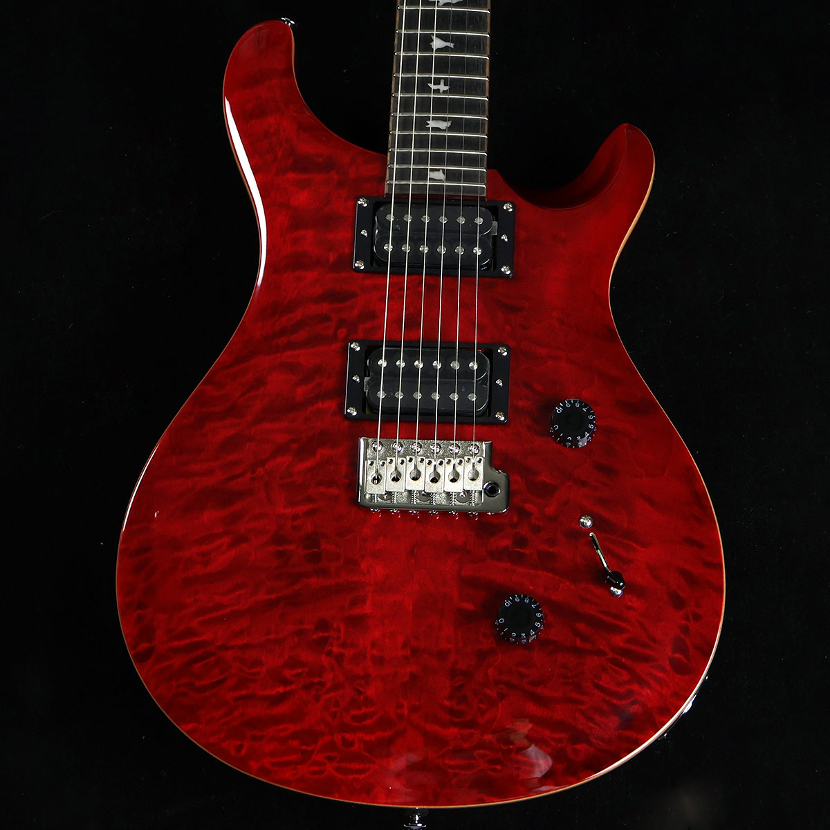 PRS SE Custom24 Quilt Ruby 限定モデル ポールリードスミス(Paul Reed Smith) SEカスタム24 キルト ルビー【未展示品・専任担当者による調整済み】 【ミ・ナーラ奈良店】