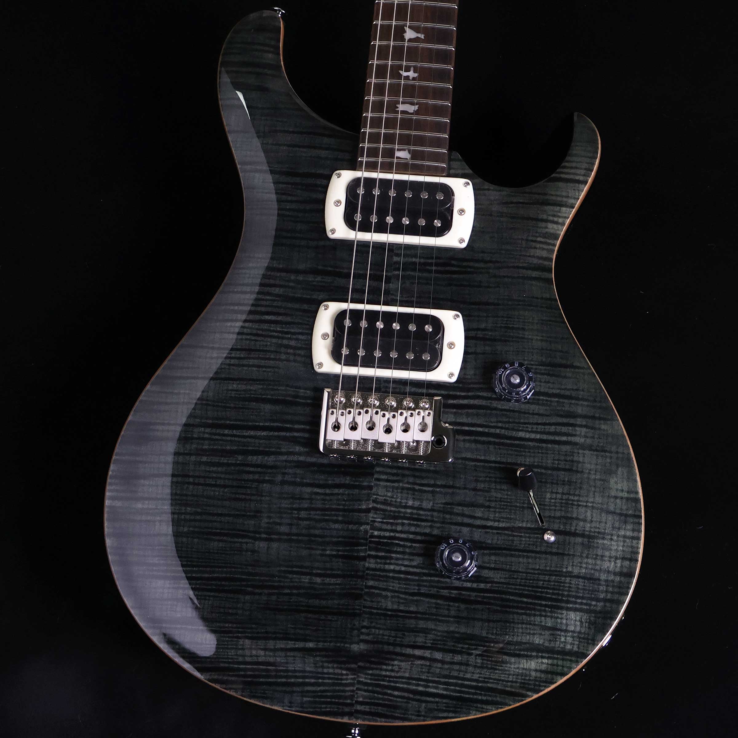 PRS SE Custom24 Gray Black エレキギター ポールリードスミス(Paul Reed Smith) SEカスタム24 グレーブラック【未展示品・専任担当者による調整済み】 【ミ・ナーラ奈良店】