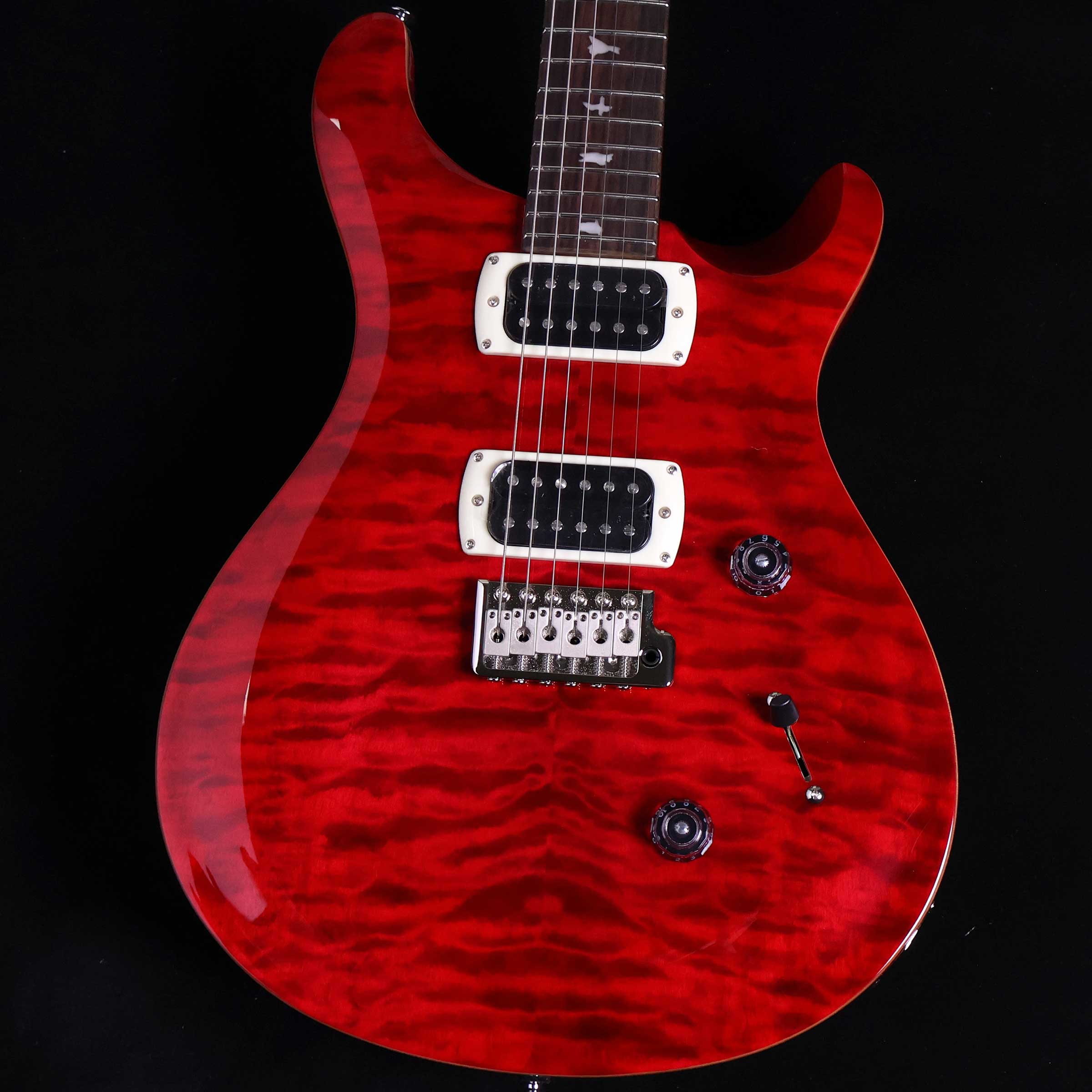 PRS SE Custom24 Quilt Ruby エレキギター ポールリードスミス(Paul Reed Smith) SEカスタム24 キルト ルビー 赤【未展示品・専任担当者による調整済み】 【ミ・ナーラ奈良店】
