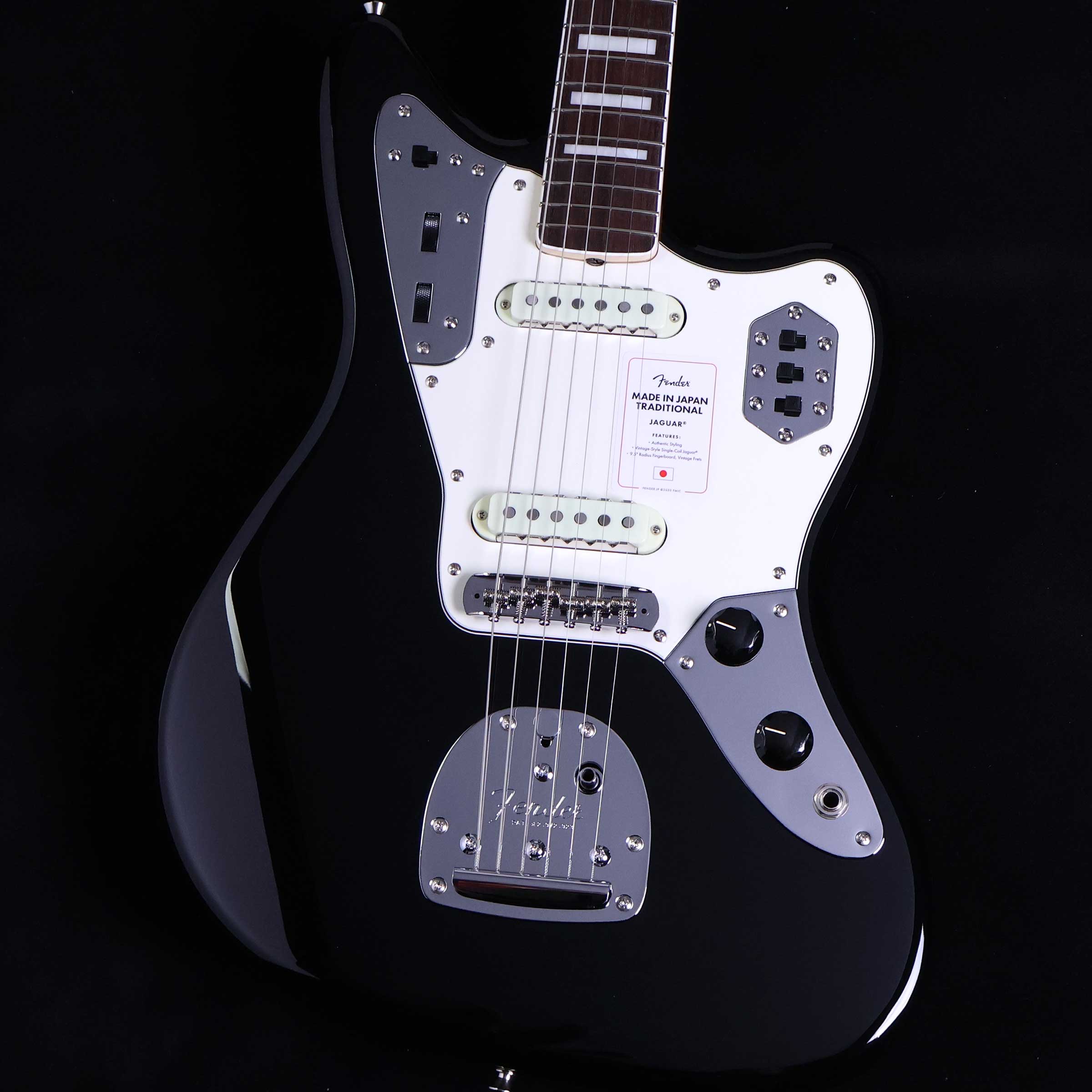 Fender Made In Japan Traditinal II Late60s Jaguar Black エレキギター フェンダー ジャパン トラディショナル2 ジャガー ブラック 黒【未展示品・専任担当者による調整済み】【ミ・ナーラ奈良店】（1枚目）