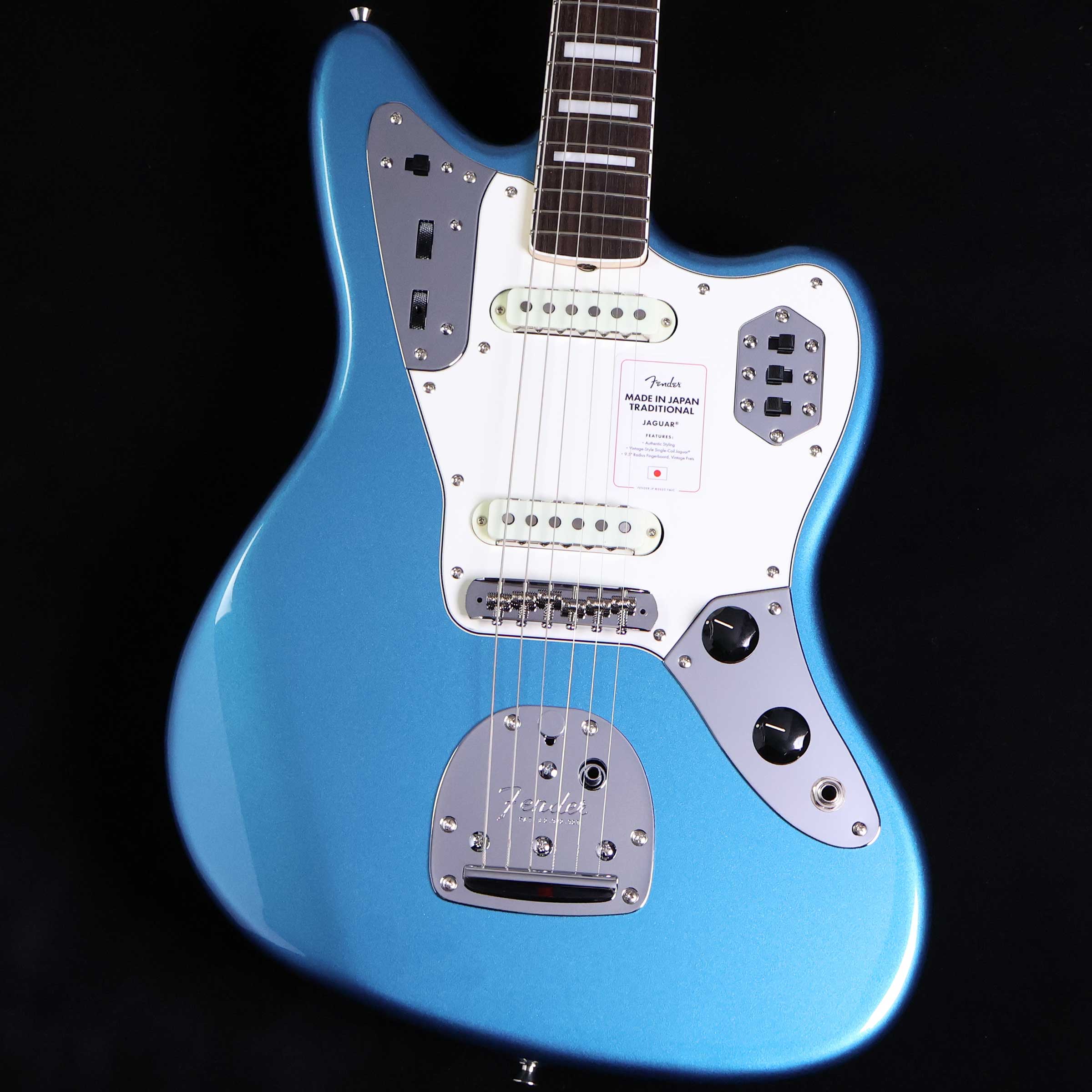 Fender Made In Japan Traditional II Late60s Jaguar Lake Placid Blue エレキギター フェンダー ジャパン トラディショナル2 ジャガー ブルー 青【未展示品・専任担当者による調整済み】（1枚目）