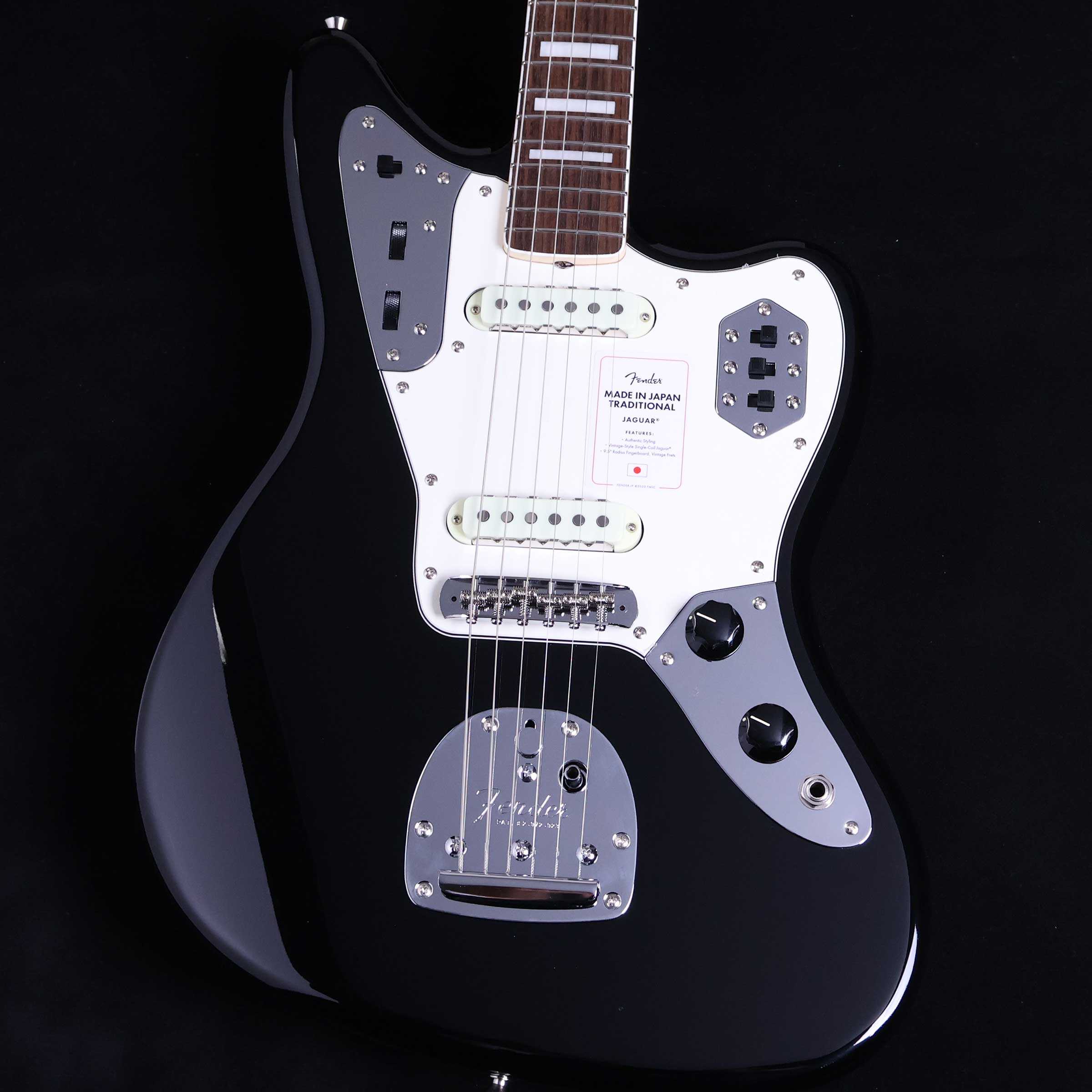 Fender Made In Japan Traditinal II Late60s Jaguar Black エレキギター フェンダー ジャパン トラディショナル2 ジャガー ブラック 黒【未展示品・専任担当者による調整済み】【ミ・ナーラ奈良店】（1枚目）