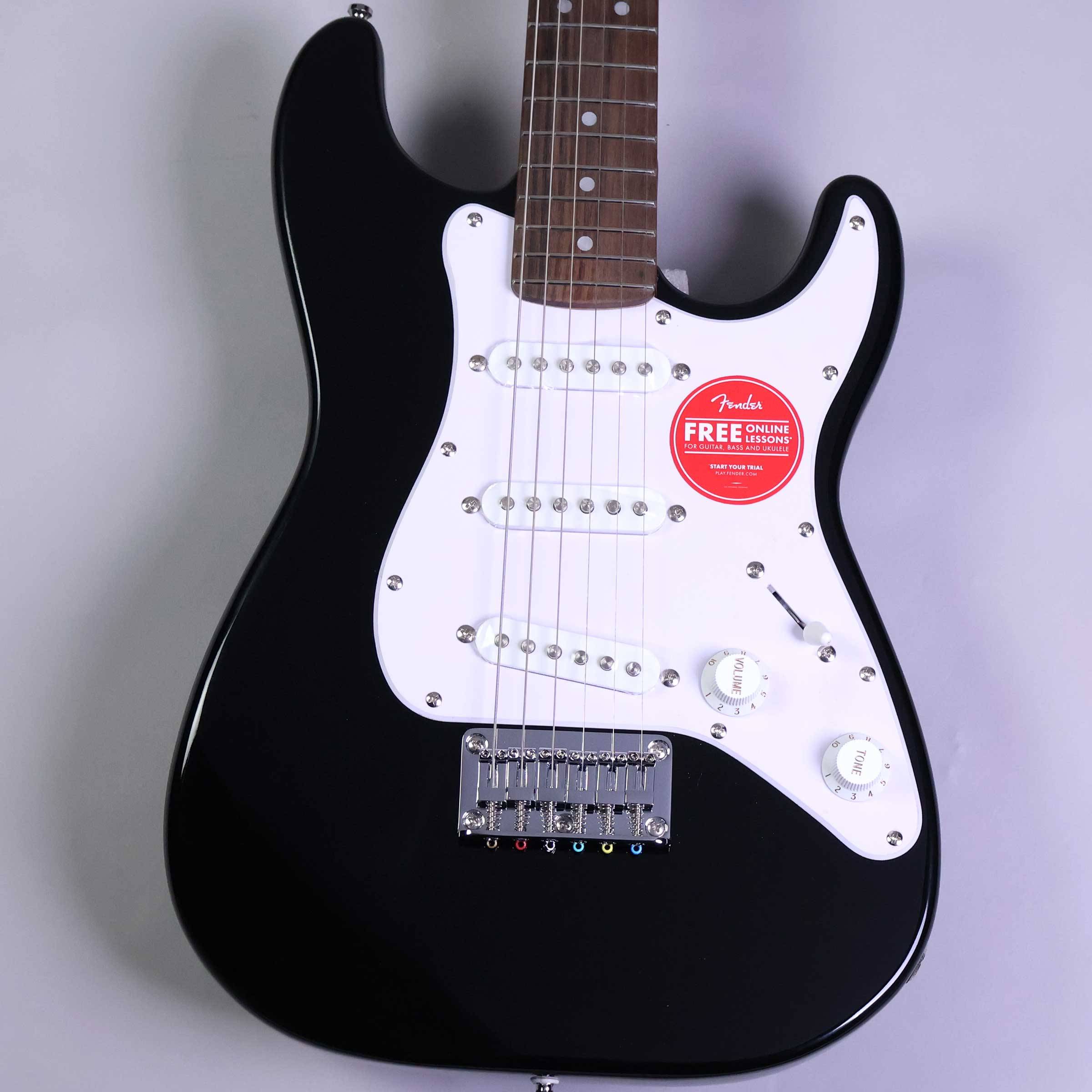 Squier by Fender Mini Stratocaster Black エレキギター スクワイヤー / スクワイ...