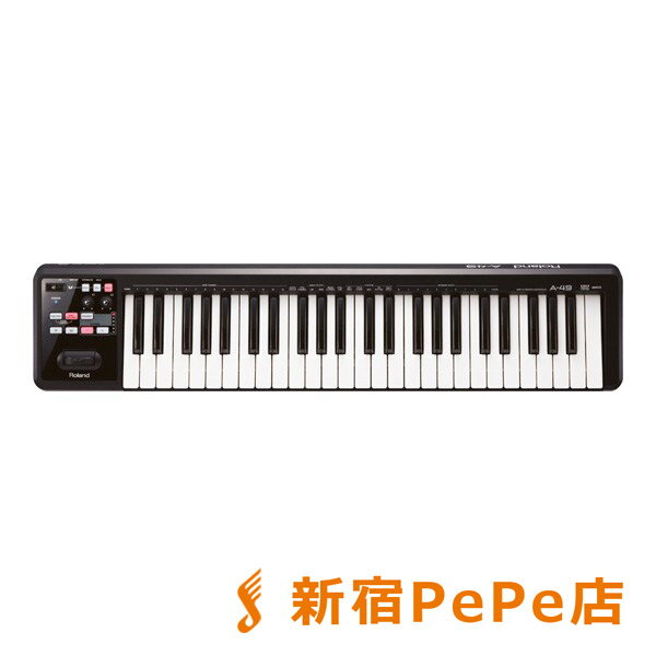 Roland A-49 (ブラック) MIDIキーボード・コントローラー 49鍵盤 【ローランド A49】【新宿PePe店】