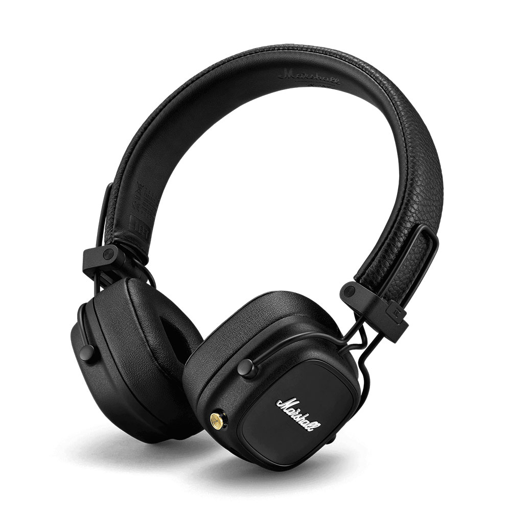 Marshall Headphones MAJOR IV/BK Bluetooth密閉型オーバーイヤーヘッドホン マーシャルヘッドフォンズ 【 イオンモール幕張新都心店 】