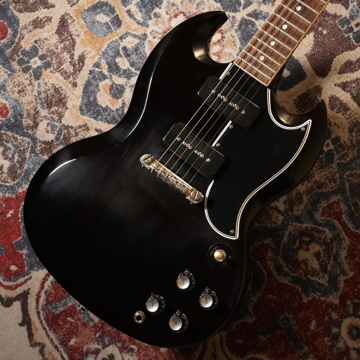 Gibson Custom Shop Murphy Lab 1963 SG Special Lightning Bar TV Black Murphy Lab Ultra Light Aged ギブソン 【 新宿PePe店 】