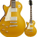 エピフォン“Inspired by Gibson”コレクションを代表する1本！レフトハンド仕様【特徴】1950年代製レスポールのフィーリングとトーンが見事なまでに再現されています。エピフォン・レスポール・スタンダード50sは、グロス仕上げのマホガニー・ボディにメイプルトップ（フィギュアドトップのモデルにはAAAグレードのフレイム・メイプル化粧板）の材構成をもち、ロング・ネック・テノン仕様でジョイントされた50sシェイプ・マホガニー・ネック、クラシカルなディッシュ・インレイが施されたインディアン・ローレル指板、新開発のヴィンテージ・デラックス・チューナー、定評あるエピフォンProBuckerハムバッカー、ダイヤル・ポインタ付きのゴールド・トップハット・ノブなど、充実の仕様群を誇ります。カラマズー・ヘッドストック、快適なプレイヤビリティを生むロールド・ネック、GraphTech NuBoneナット、CTSポット、往時の製法に則った配線など、拘りの仕様群により魅力が一層高められています。【商品のコンディション】新品・展示品・メーカー保証付属※表示の写真はサンプルです。実際の商品と木目や色合いが異なる場合がございます。【詳細情報】【Body】Body Shape：Les PaulBody Material：MahoganyTop：Carved Hard Maple Cap with AAA Flame Maple VeneerBinding：CreamFinish：Gloss【Neck】Material：MahoganyProfile：50s Rounded Medium CScale Length：24.75 / 628.65mmFingerboard Material：Indian LaurelFingerboard Radius：12Number Of Frets：22Frets：Medium JumboNut Material：Graph Tech NuBoneNut Width：1.69 / 43mmInlays：TrapezoidJoint：Glued in; Set Neck【Hardware】Finish：NickelTuner Plating：NickelBridge：Epiphone LockTone Tune-O-MaticTailpiece：Epiphone LockTone Stop BarTuning Machines：Epiphone Vintage Deluxe 18:1 ratio machine headsPickguard：1-Ply; Cream PVCTrussRod：AdjustableTruss Rod Cover：Bell Shaped; 2-layer (Black/White) EControl Knobs：Gold Top HatStrap Buttons：2 - bottom and shoulderPickup Covers：Nickel【Electronics】Neck Pickup：Epiphone ProBucker-2Bridge Pickup：Epiphone ProBucker-3Controls：2- Volume, 2- Tone CTS pots, 50s style wiringPickup Selector：3-way Epiphone toggleOutput Jack：1/4【Miscellaneous】Strings：.10, .13, .17, .26, .36, .46Case：Soft Case 【ご注意】 ●メーカー保証付き。メーカー保証期間終了後も島村楽器全店で通常よりもお安く修理、調整いたします。●商品の詳細、状態などは新宿PePe店 03-3207-7770 または商品画像下の「お問い合わせ」ボタンよりお問い合せください。●商品は専任スタッフ及び専属リペアマンによる調整、セットアップを行い出荷させていただきます。●こちらの商品は新宿ぺぺ店店頭でも同時に販売しております。　●店頭売却時の商品情報の削除は迅速を心掛けておりますが、万一ご注文後に売り切れとなっておりました場合は誠に申し訳ございませんがご容赦ください。　●商品によって、調整等でお届けにお時間をいただく場合がございます。予めご了承ください。 ■管理コード:0104000647415