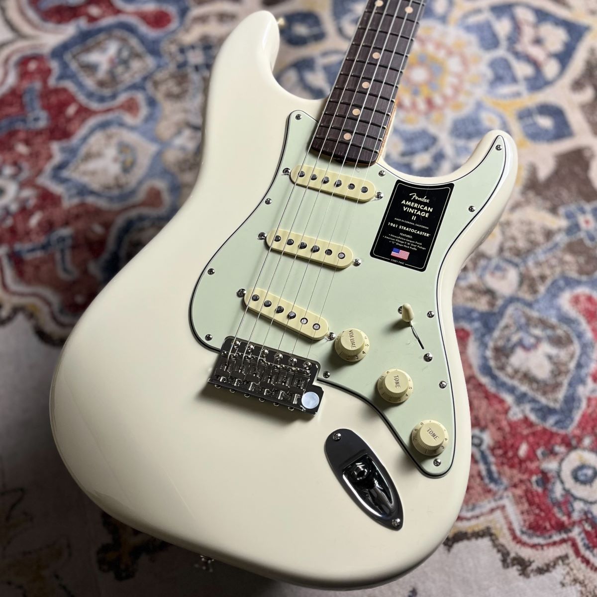 Fender American Vintage II 1961 Stratocaster Olympic White GLM^[ tF_[ y sRgvUX z